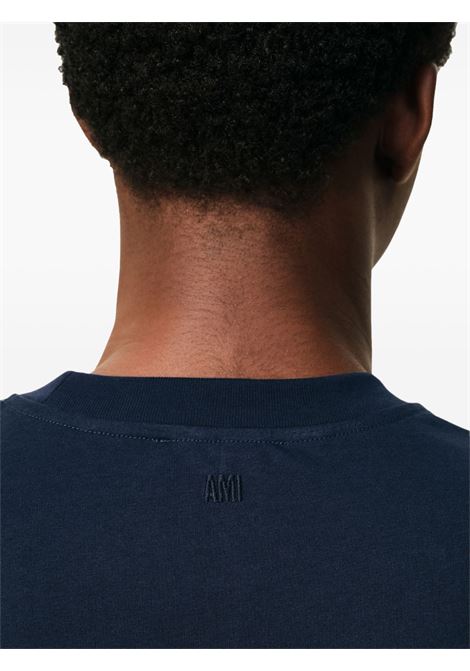 t-shirt adc uomo blu AMI PARIS | BFUTS035.724430